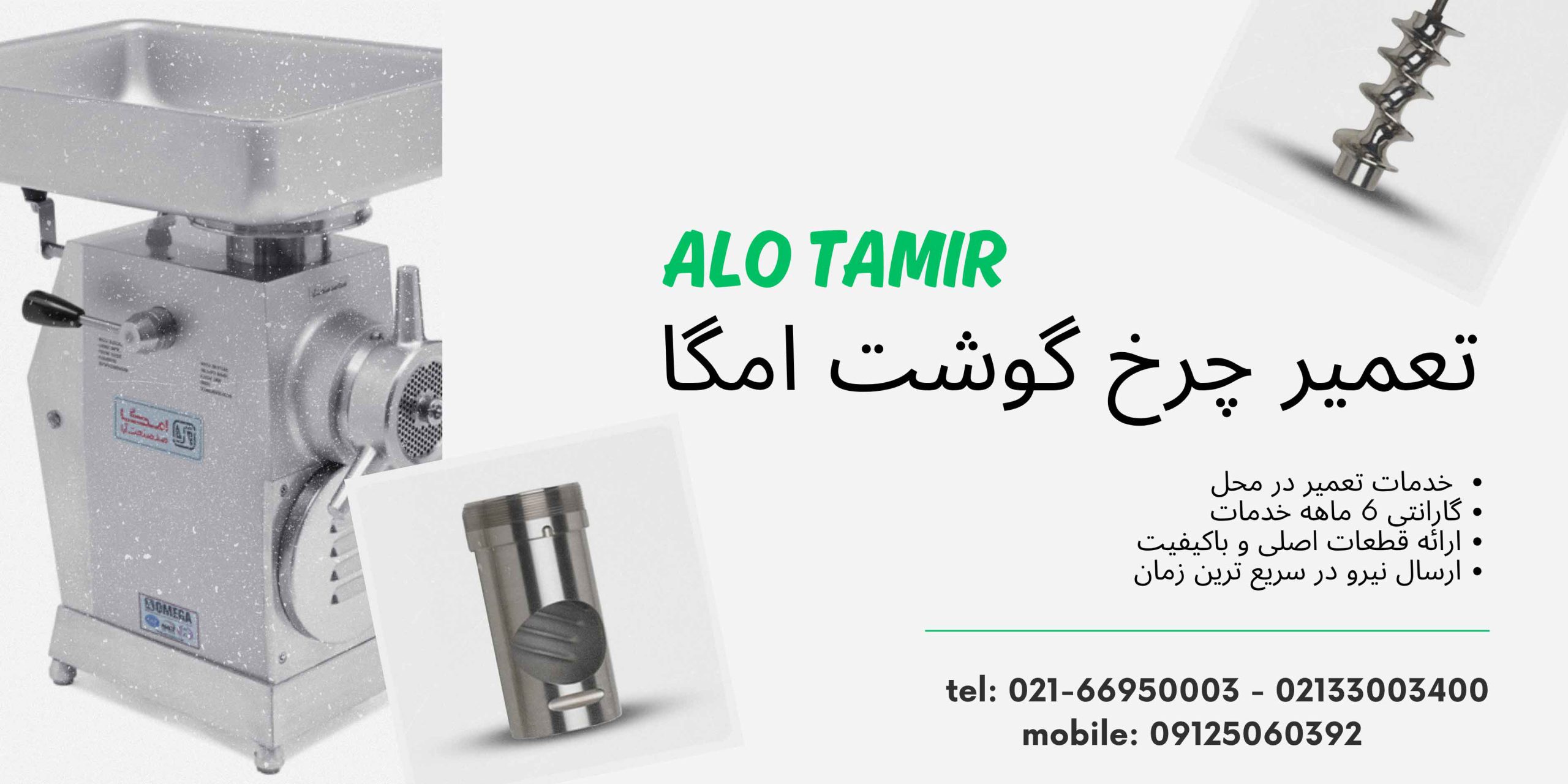 تعمیرات چرخ گوشت امگا